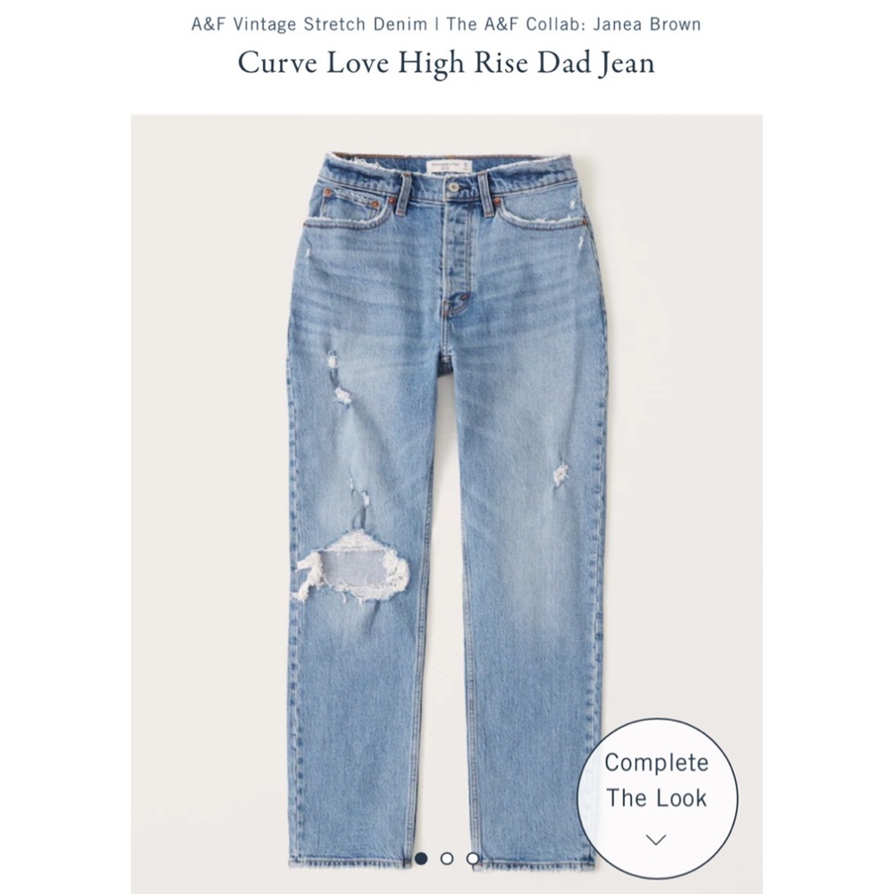 Curve Love High Rise Dad Jean